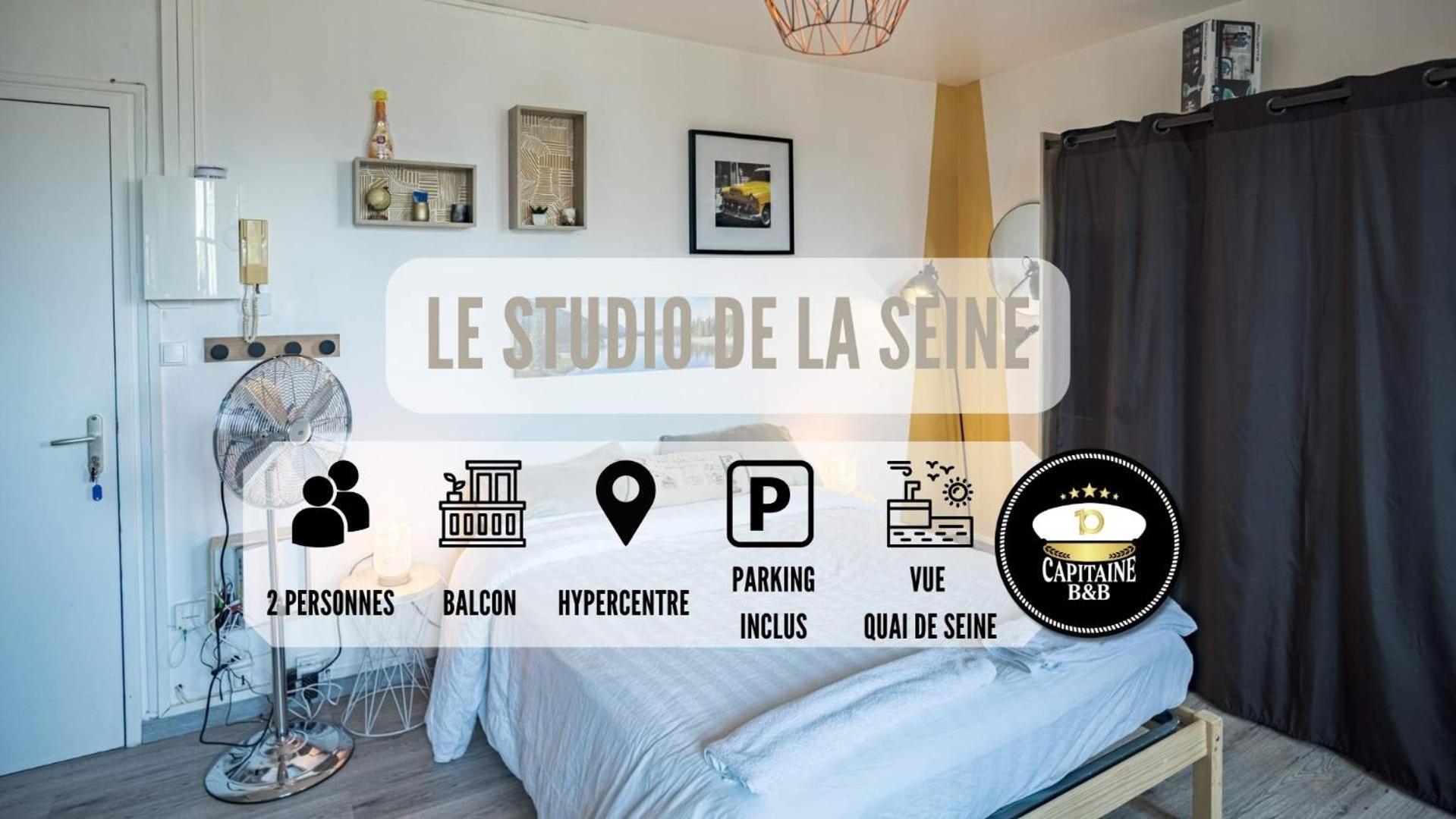 Studio De La Seine - Balcon - Hypercentre - Parking Inclus Apartment Troyes Ngoại thất bức ảnh