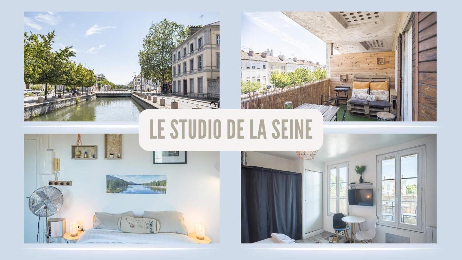 Studio De La Seine - Balcon - Hypercentre - Parking Inclus Apartment Troyes Ngoại thất bức ảnh